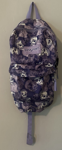 Jansport backpack purple blue - backpack,