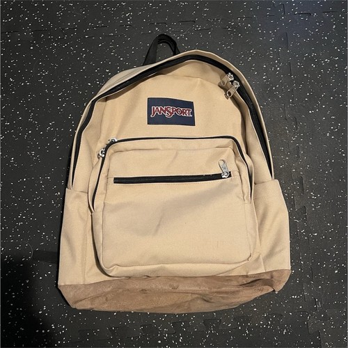 Jansport beige brown backpack - jansport, beige/brown